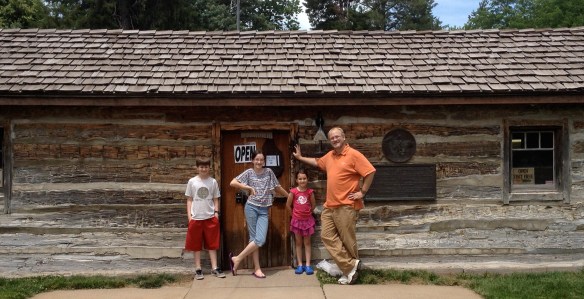 We got the complete tour of this real life Pony Express station--all one room of it!