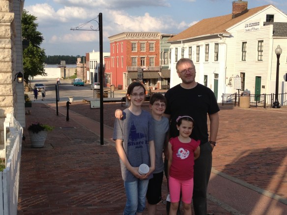 It was extremely sunny. We had trouble finding a spot to take a picture because the sun was apparently burning everyone's eyes and blinding them. At least that's what they claimed.