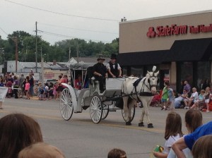 Don't forget the white horse and carriage to go with the white fire truck.