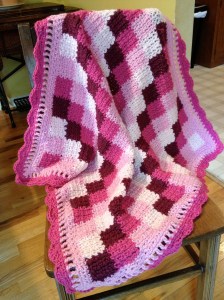 One of those crocheted items I created to keep my fingers from freezing in the winter weather.