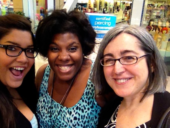 My two beautiful former coworkers. Look at those faces! See how much fun we had at work?