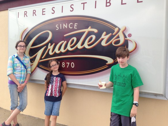 Gratuitous picture of our trip to Graeter's. Because what trip to Cincinnati is complete without a trip to the world's best ice cream place?!