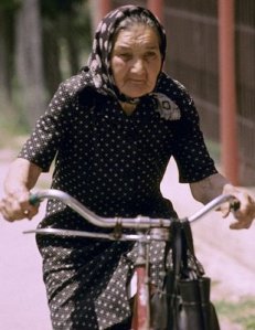 What my girls saw when I got on the bike today.